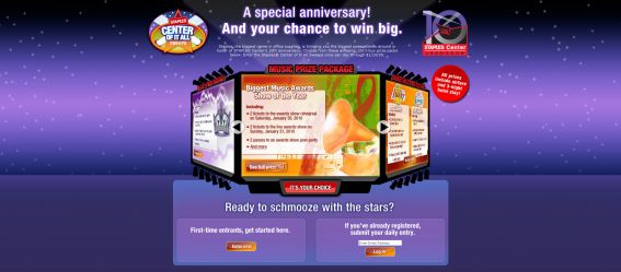 Staples Center of It All Sweepstakes