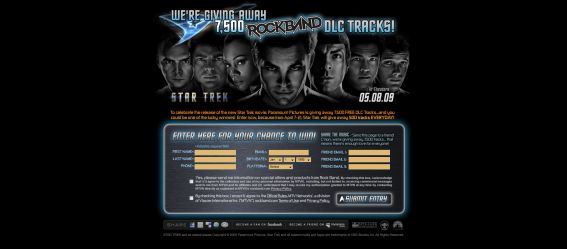 500 Rock Band Tracks A Day Sweepstakes