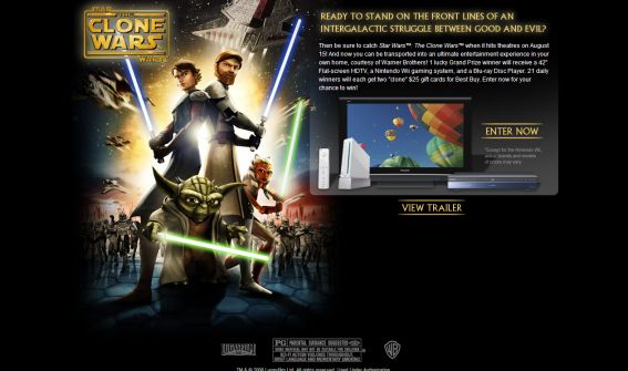 Neopets Star Wars The Clone Wars Sweepstakes