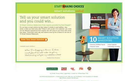 Start Making Choices Smart Solutions Contest