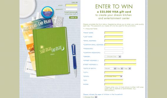 Dean Foods Start Right End Right Sweepstakes