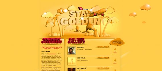 Virgin America Stay Golden America Sweepstakes