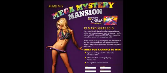 STRIDE Mardi Gras Sweepstakes
