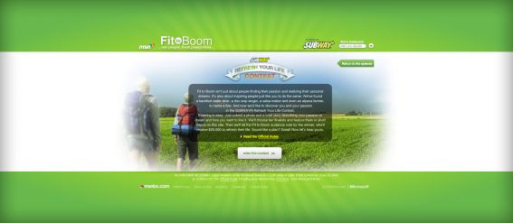Subway Refresh Your Life Contest
