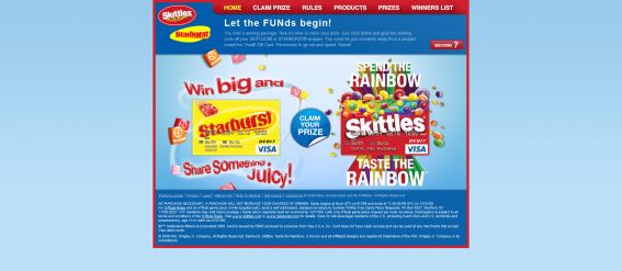 Starburst And Skittles Summer Funds Instant Win Game Starburst And Skittles Summer Funds Instant Win Game
