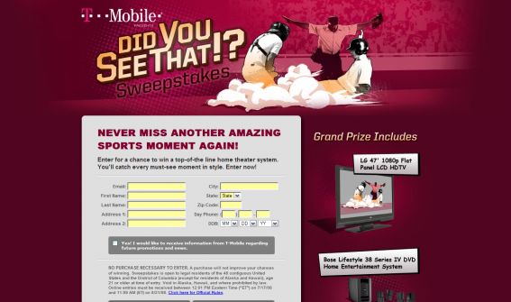 The Did You See That? Sweepstakes