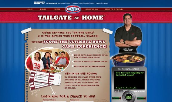 Kingsford Charcoal On the Grill Promotion