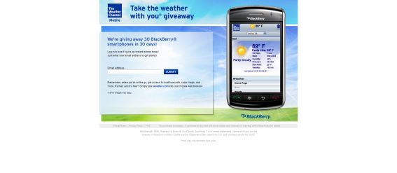 The Weather Channel Take the Weather with You Giveaway The Weather Channel Take the Weather with You Giveaway