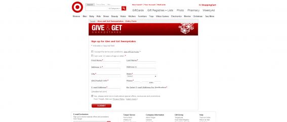 Target Give & Get Sweepstakes Target Give & Get Sweepstakes