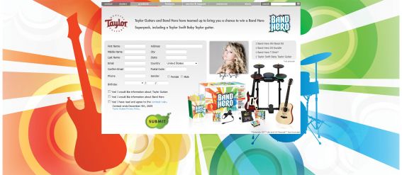 Taylor Swift Baby Taylor Promotion Taylor Swift Baby Taylor Promotion