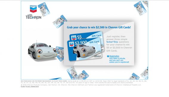 Chevron Techron Trivia Game
