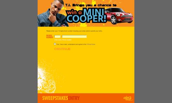 airG MINI Cooper Sweepstakes
