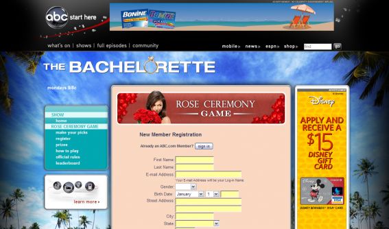 The Bachelorette Rose Ceremony Game