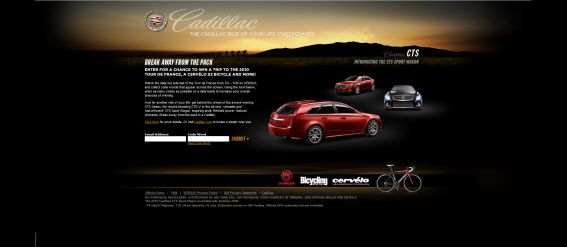 Cadillac Ride of Your Life Sweepstakes Cadillac Ride of Your Life Sweepstakes