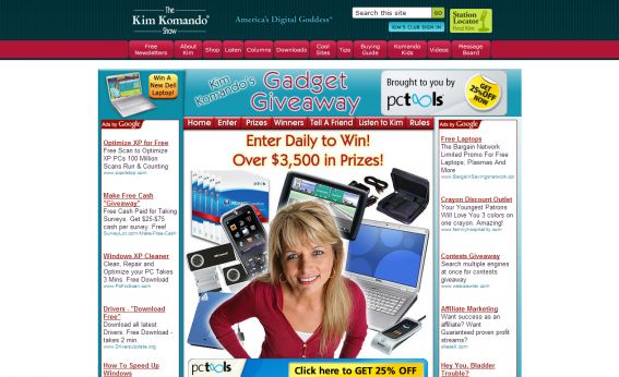 Kim Komando Gadget Giveaway Sweepstakes