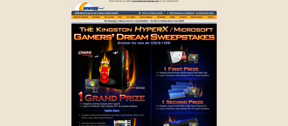 Kingston Hyper X-Microsoft Gamers’ Dream Sweepstakes Kingston Hyper X-Microsoft Gamers’ Dream Sweepstakes