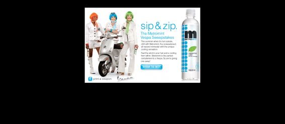 Metromint Vespa Sweepstakes
