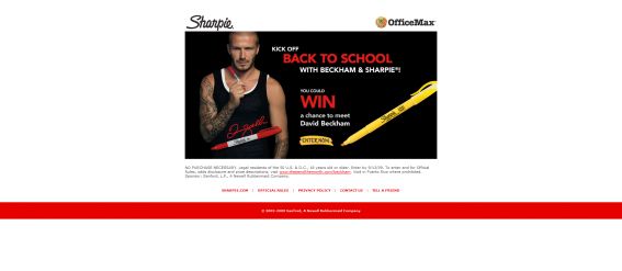 Kick Off Back to School with David Beckham Sweepstakes