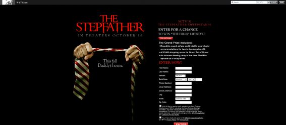 MTV’s The Stepfather Sweepstakes