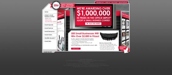 Office Depot Adopt A Small Business Contest