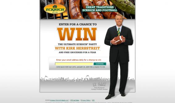Ultimate ECKRICH Party with Kirk Herbstreit