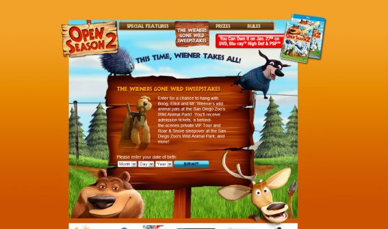 Wieners Gone Wild Sweepstakes