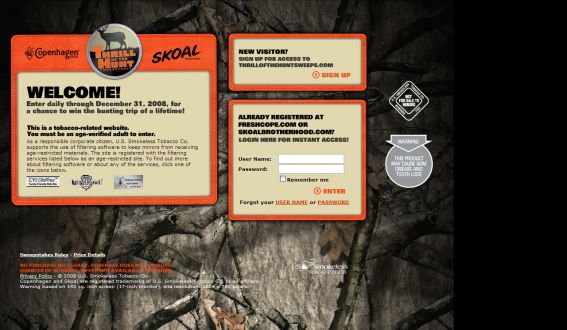 Thrill of the Hunt Sweepstakes