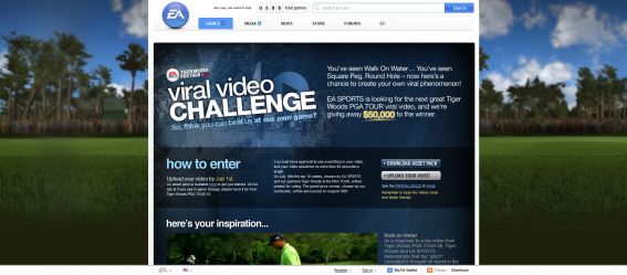 Tiger Woods PGA TOUR 10 Viral Video Challenge Contest Tiger Woods PGA TOUR 10 Viral Video Challenge Contest