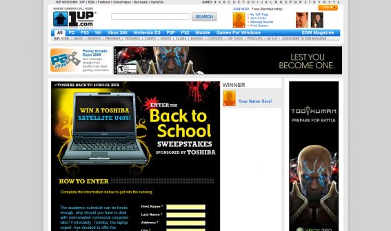 Toshiba Back To School Sweepstakes Toshiba Back To School Sweepstakes