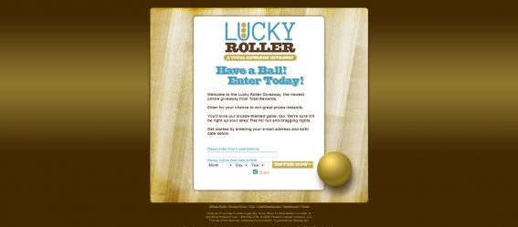 Lucky Roller Sweepstakes