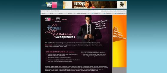 VH1 Tough Love Makeover Sweepstakes