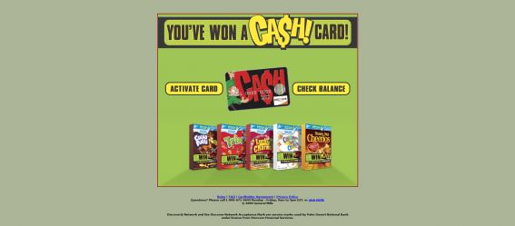 General Mills Big G Cash Card Giveaway General Mills Big G Cash Card Giveaway