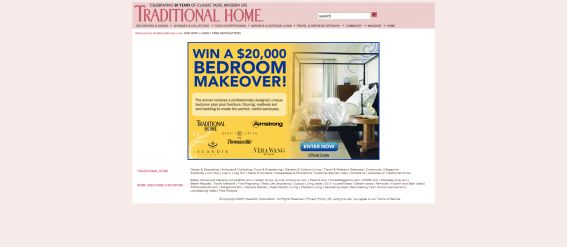 Traditional Home Bedroom Sweepstakes Traditional Home Bedroom Sweepstakes