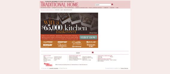 Traditional Home Kitchen Makeover Sweepstakes