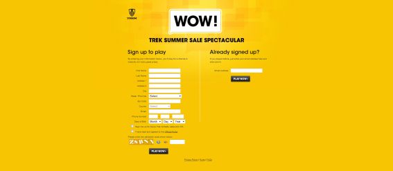 Trek Bikes WOW Sweepstakes