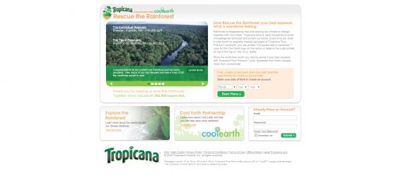 Tropicana Rainforest Instant Win Game & Sweepstakes Tropicana Rainforest Instant Win Game & Sweepstakes