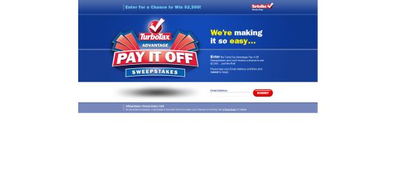 TurboTax Pay it Off Sweepstakes