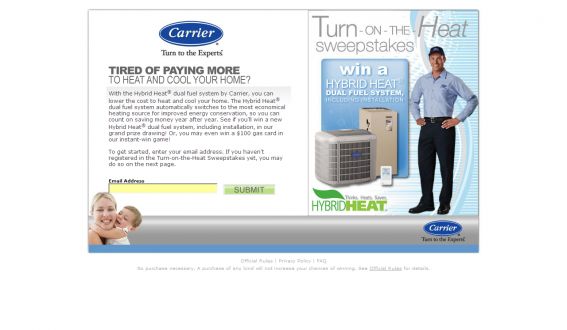 Turn-on-the-Heat Sweepstakes