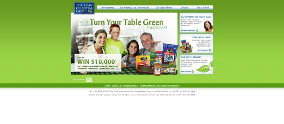 Turn Your Table Green Sweepstakes
