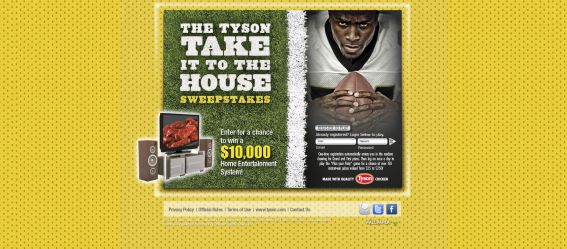 Tyson Take It to the House Sweepstakes