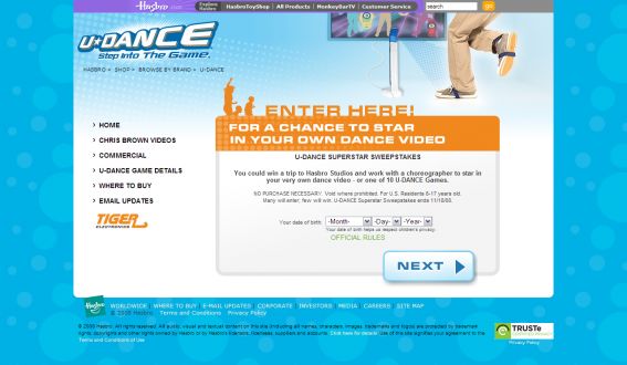 U-Dance Superstar Sweepstakes