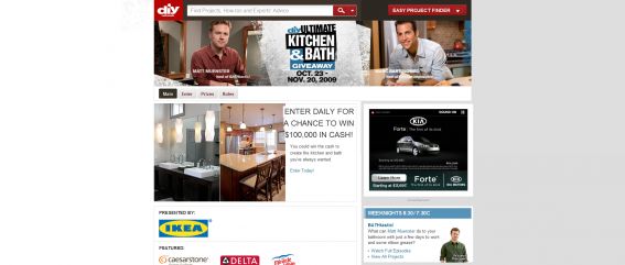 DIY Ultimate Kitchen & Bath Giveaway Sweepstakes