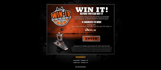 Win It Before You Can Buy It Contest