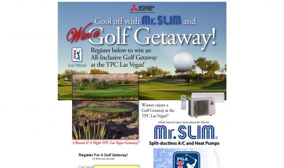 Mr. Slim Golf Dream Getaway Sweepstakes