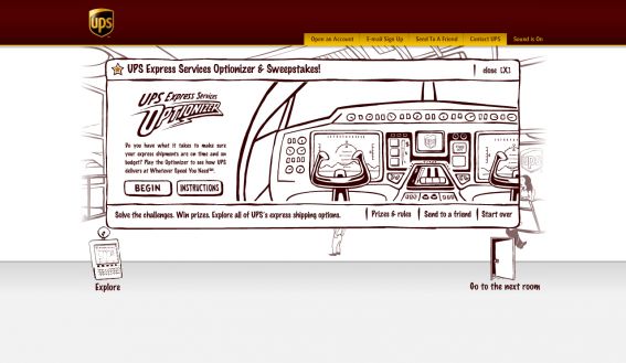 2008 UPS Air Services Optionizer Sweepstakes