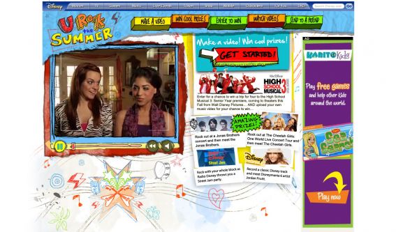 The U Rock the Summer on Disney.com Sweepstakes