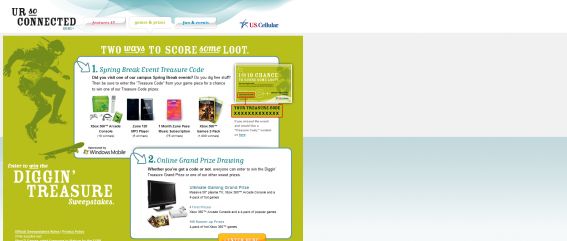 U.S. Cellular Treasure Code Sweepstakes