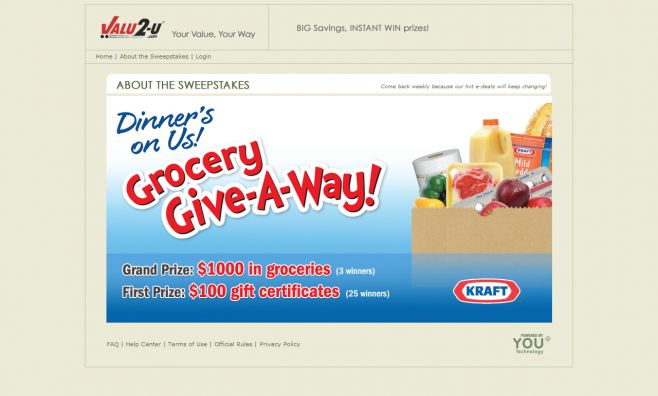 SuperValu Valu2-U P4 Sweepstakes SuperValu Valu2-U P4 Sweepstakes