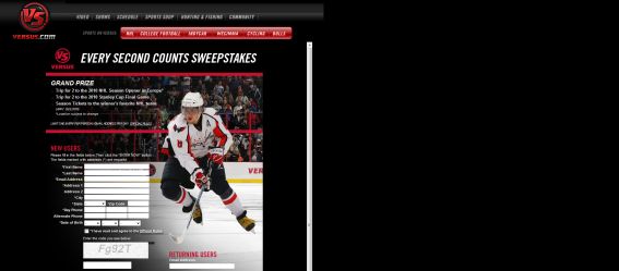 Every Second Counts Sweepstakes