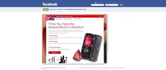 Virgin Mobile Sexiest Mouth Contest Virgin Mobile Sexiest Mouth Contest